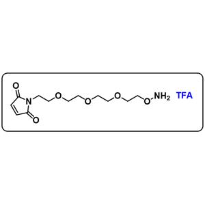 Mal-PEG3-oxyamine (TFA salt)