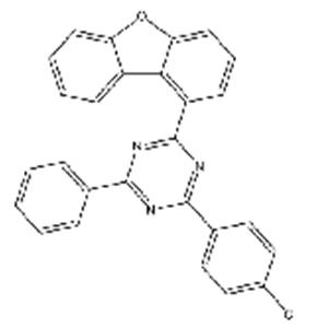 2-(4-Chlorophenyl)-4-(1-dibenzofuranyl)-6-phenyl-1,3,5-triazine