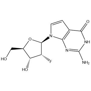 4H-Pyrrolo[2,3-d]pyrimidin-4-one, 2-amino-7-(2-deoxy-2-fluoro-β-D-ribofuranosyl)-3,7-dihydro-