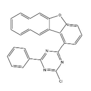 2-Benzo[b]naphtho[2,3-d]furan-1-yl-4-chloro-6-phenyl-1,3,5-triazine