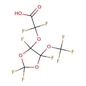 2,2-Difluoro-2-((2,2,4,5-tetrafluoro-5-(trifluoromethoxy)-1,3-dioxolan-4-yl)oxy)acetic Acid