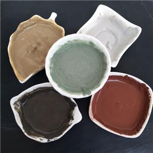 Red, black and green volcanic mud powder for mud moxibustion