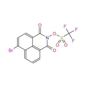 Methanesulfonic acid, 1,1,1-trifluoro-, 6-bromo-1,3-dioxo-1H-benz[de]isoquinolin-2(3H)-yl ester