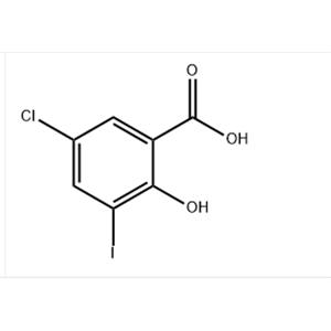 BENZOIC ACID, 5-CHLORO-2-HYDROXY-3-IODO-