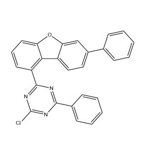 2-chloro-4-phenyl-6-(7-phenyldibenzo[b,d]furan-1-yl)-1,3,5-triazine