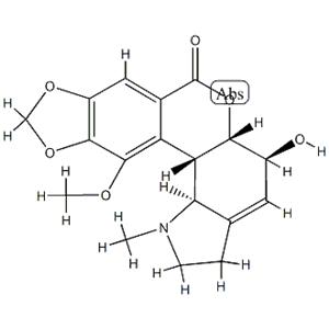 5α-Hydroxy-11-methoxy-1-methyl-9,10-(methylenebisoxy)lycorenan-7-one