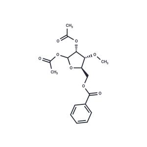 1,2-Di-O-acetyl-5-benzoyl-3-O-methyl-D-ribofuranose