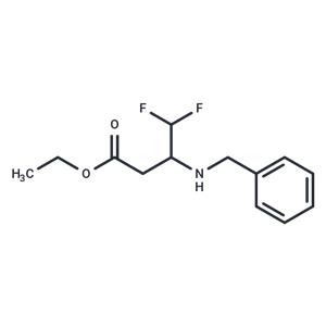 4,4-Difluoro-3-[(phenylmethyl)amino]butanoic ?acid ethyl ester