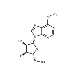 6-Methoxy-9-(3-deoxy-3-fluoro-b-D-ribofuranosyl)-9H-purine