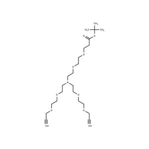 N-(PEG2-Boc)-N-bis(PEG2-propargyl)