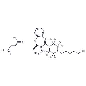 Quetiapine-d8 Fumarate