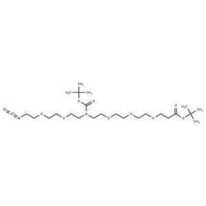 N-(Azido-PEG2)-N-Boc-PEG3-Boc