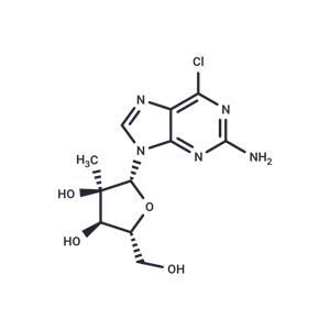 2-Amino-6-chloro-9-(2-C-methyl-β-D-ribofuranosyl)-9H-purine