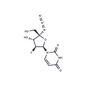 4’-Azido-2’-deoxy-2’-fluoro-beta-D-arabinouridine