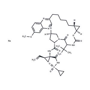 Grazoprevir sodium salt