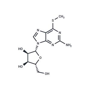 2-Amino-6-methythio-9-(beta-D-ribofuranosyl)-9H-purine