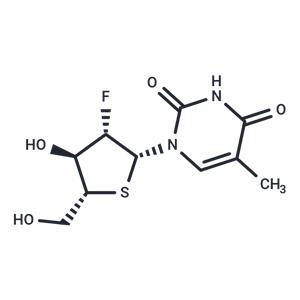 2’-Deoxy-2’-fluoro-5-methyl-4’-thio-beta-D-arabinouridine