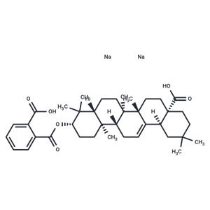 Oleanolic acid hemiphthalate disodium salt