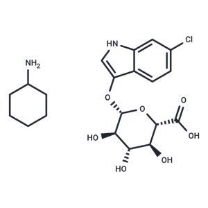 6-Chloro-3-indolyl-β-D-Glucuronide CHA