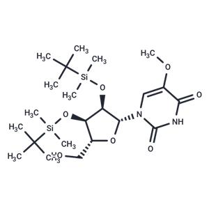 2’,3’-Bis(O-(t-butyldimethylsilyl)-5-methoxyuridine