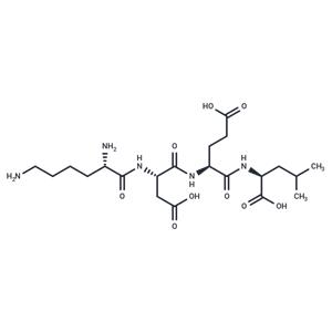 Lysyl-aspartyl-glutamyl-leucine