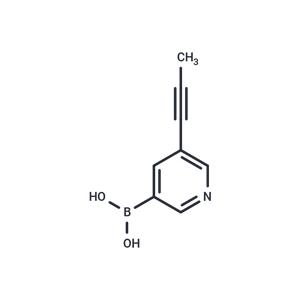 5-(Prop-1-ynyl)pyridine-3-ylboronic acid