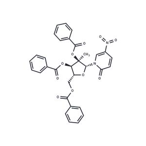 1-(2,3,5-Tribenzoyl-2-C-b-methyl-b-D-ribofuranosyl)-5-nitropyridine-2(1H)-one