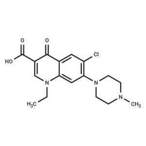 6-chloro-1-ethyl-7-(4-methylpiperazin-1-yl)-4-oxo-1,4-dihydroquinoline-3-carboxylic acid