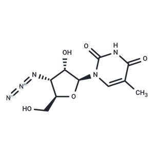 3’-Azido-3’-deoxy-5-methyl-beta-L-uridine