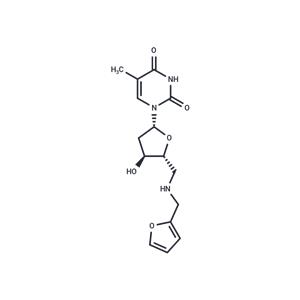 5’-Deoxy-5’-furfurylamino ? thymidine