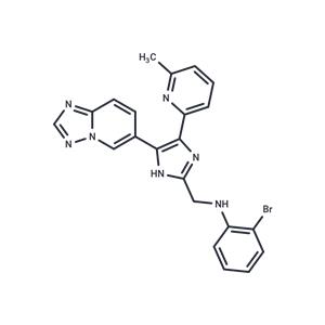 N-((4-([1,2,4]triazolo[1,5-a]pyridin-6-yl)-5-(6-methylpyridin-2-yl)-1H-imidazol-2-yl)methyl)-2-bromoaniline