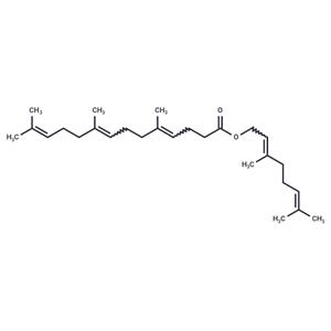 3,7-dimethylocta-2,6-dienyl 5,9,13-trimethyltetradeca-4,8,12-enoate