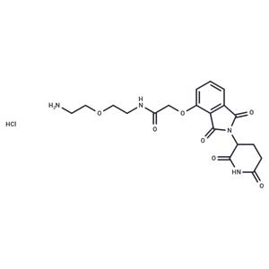 Thalidomide-O-amido-PEG-C2-NH2 hydrochloride