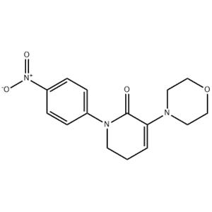 5,6-Dihydro-3-(4-morpholinyl)-1-(4-nitrophenyl)-2(1H)-pyridinone