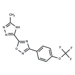 5-(5-methyl-1H-1,2,4-triazol-3-yl)-3-[4-(trifluoromethoxy)phenyl]-1,2,4-oxadiazole