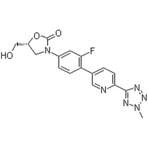 3-[3-Fluoro-4-[6-(2-methyl-2H-tetrazol-5-yl)-3-pyridinyl]phenyl]-5-(hydroxymethyl)-2-oxazolidinone