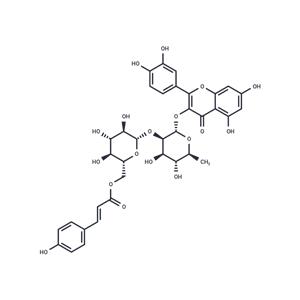 Quercetin 3-O-β-D-(6''-p-coumaroyl)glucopyranosyl(1→2)-α-L-rhamnopyranoside