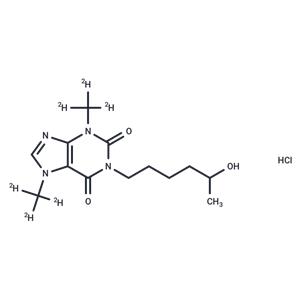 1-(5-hydroxyhexyl)-3,7-dimethylxanthine-d6