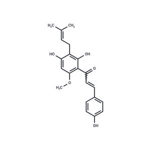 1-[2,4-Dihydroxy-6-methoxy-3-(3-methyl-2-buten-1-yl)phenyl]-3-(4-hydroxyphenyl)-2-propen-1-one