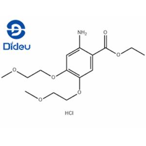 2-Amino-4,5-bis(2-methoxyethoxy)benzoic acid ethyl ester hydrochloride