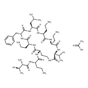 Polymyxin B nonapeptide acetate