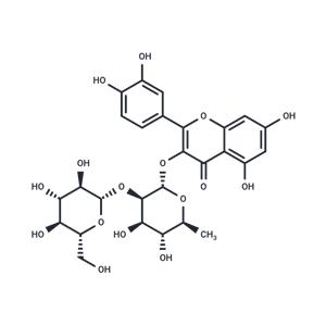 Quercetin-3-O-D-glucosyl]-(1-2)-L-rhamnoside