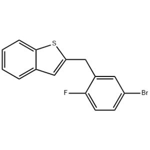 Benzo[b]thiophene, 2-[(5-broMo-2-fluorophenyl)Methyl]-