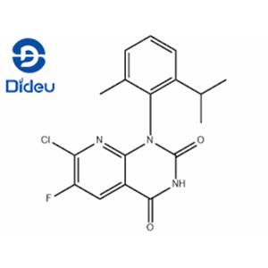 Pyrido[2,3-d]pyrimidine-2,4(1H,3H)-dione, 7-chloro-6-fluoro-1-[2-methyl-6-(1-methylethyl)phenyl]-