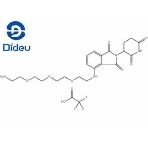 Pomalidomide-PEG3-C2-NH2 (TFA)