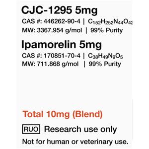 CJC-1295+Ipamorelin 10mg (No DAC) (Peptide Blend)