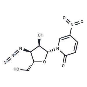 3'-Azido-3'-deoxy-5-nitro-4-deoxyuridine
