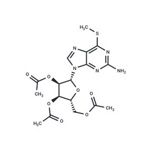 2',3',5'-Tri-O-acetyl-6-S-methyl-6-thio-guanosine