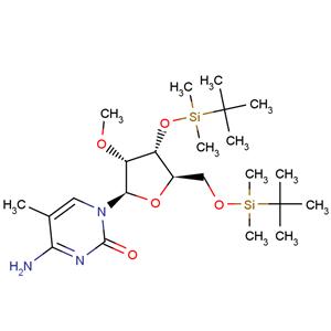 3,5'-Bis(O-t-butyldimethylsilyl)-2'-O-methyl-5-methylcytidine