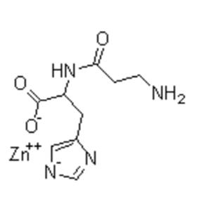 Beta-Alanyl-L-histidinato Zinc